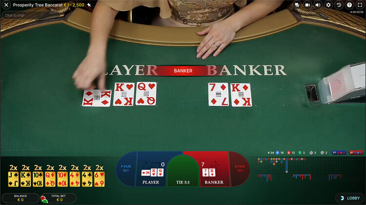 live baccarat by evolution ay god55 and bk8